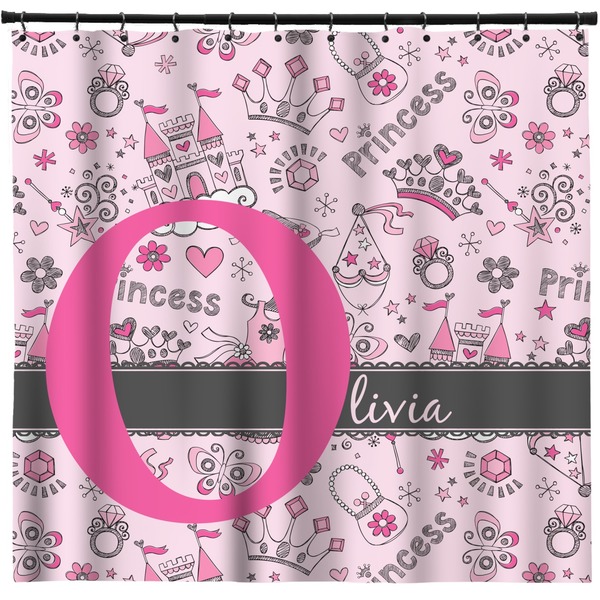 Custom Princess Shower Curtain (Personalized)