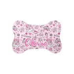 Princess Bone Shaped Dog Food Mat (Small) (Personalized)