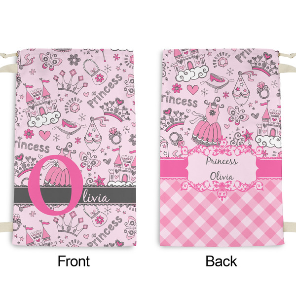 Princess Small Laundry Bag - Front & Back View