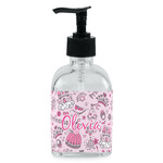 Princess Glass Soap & Lotion Bottle - Single Bottle (Personalized)
