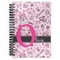 Princess Spiral Notebook - 7x10 w/ Name and Initial