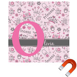 Princess Square Car Magnet - 6" (Personalized)