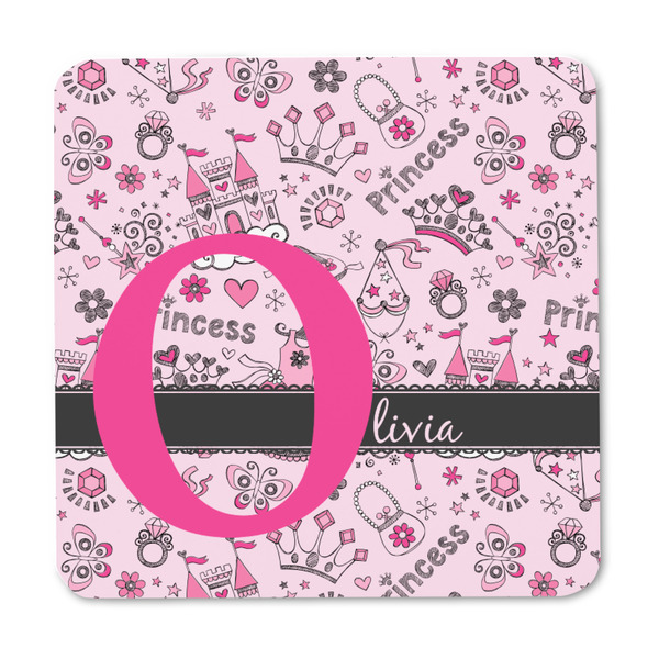 Princess Square Fridge Magnet - FRONT