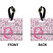 Princess Square Luggage Tag (Front + Back)