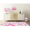 Princess Square Wall Decal Wooden Desk