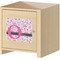Princess Square Wall Decal on Wooden Cabinet