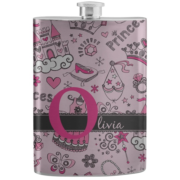 Custom Princess Stainless Steel Flask (Personalized)