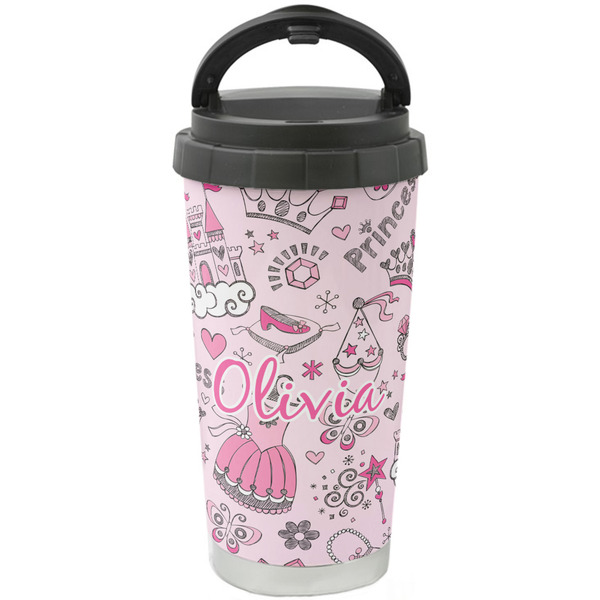 Custom Princess Stainless Steel Coffee Tumbler (Personalized)