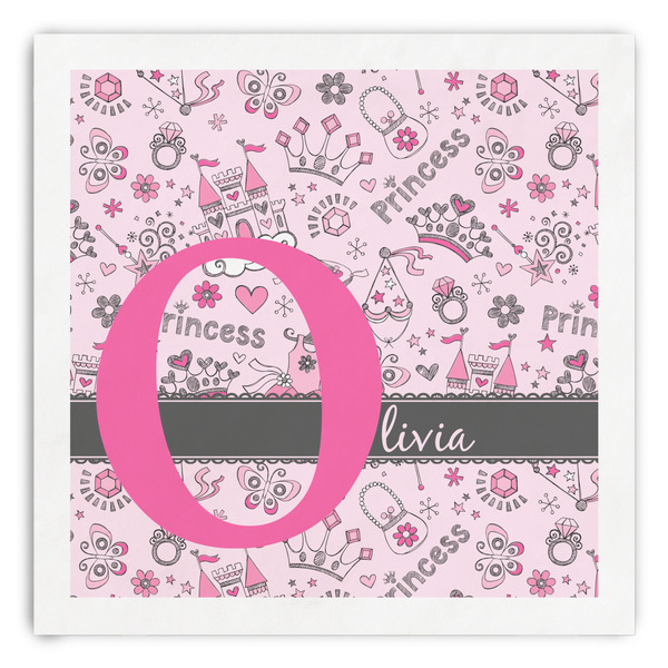 Custom Princess Paper Dinner Napkins (Personalized)