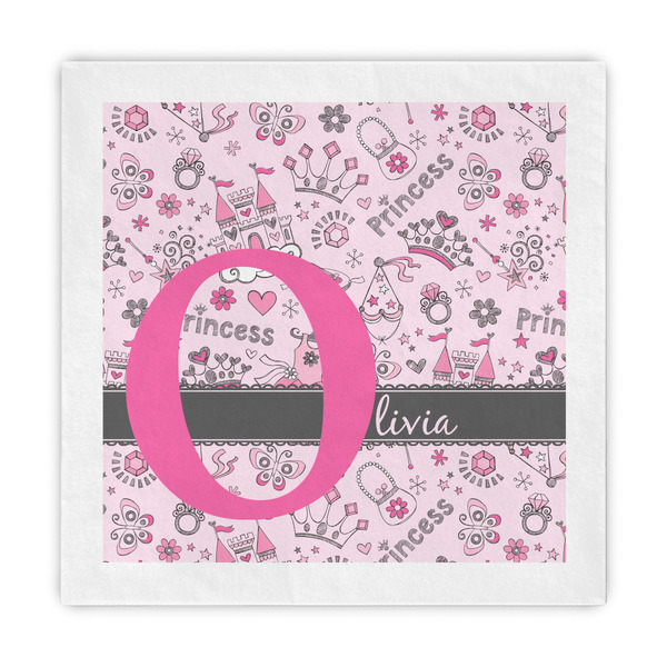 Custom Princess Decorative Paper Napkins (Personalized)