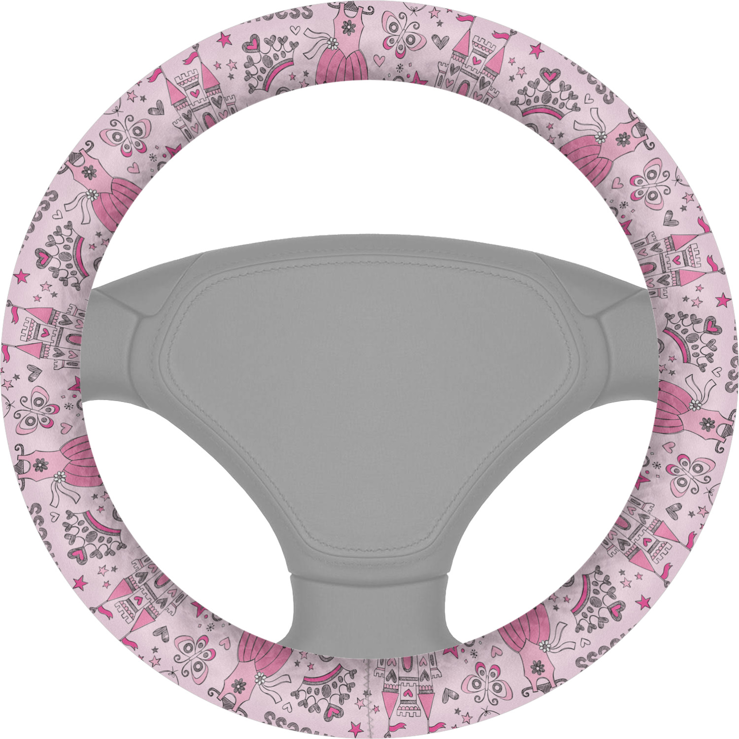 Princess Steering Wheel Cover (Personalized) YouCustomizeIt