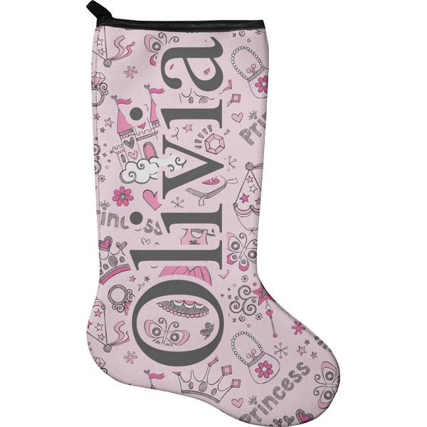 Custom Princess Holiday Stocking - Neoprene (Personalized)