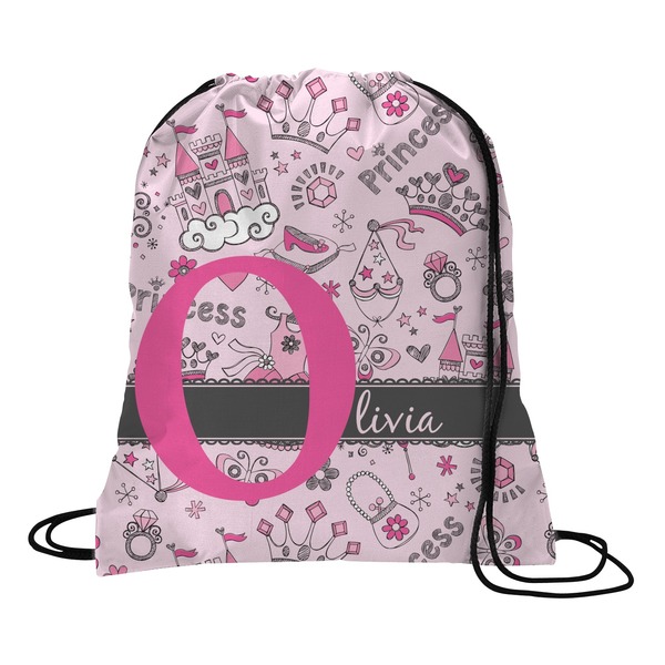 Custom Princess Drawstring Backpack - Medium (Personalized)