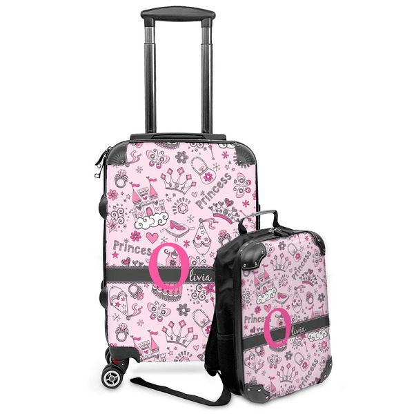Custom Princess Kids 2-Piece Luggage Set - Suitcase & Backpack (Personalized)