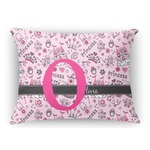 Princess Rectangular Throw Pillow Case - 12"x18" (Personalized)