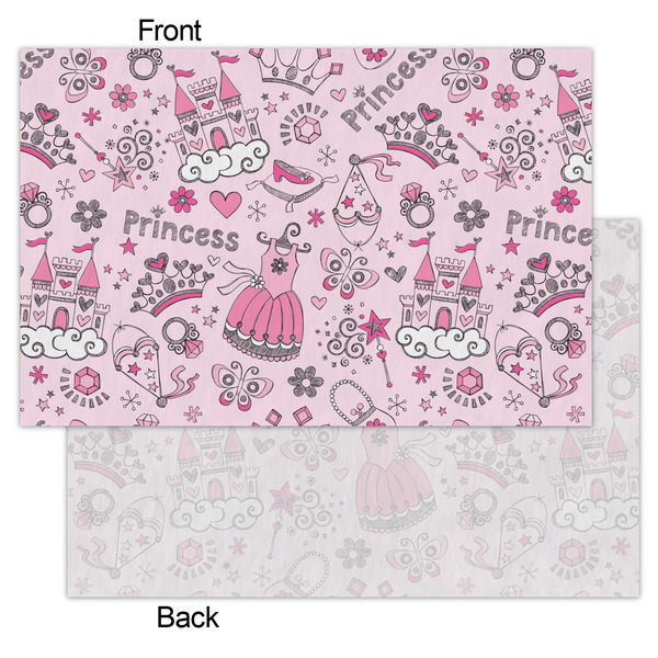 Princess Tissue Paper - Lightweight - Small - Front & Back