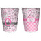 Princess Trash Can White - Front and Back - Apvl