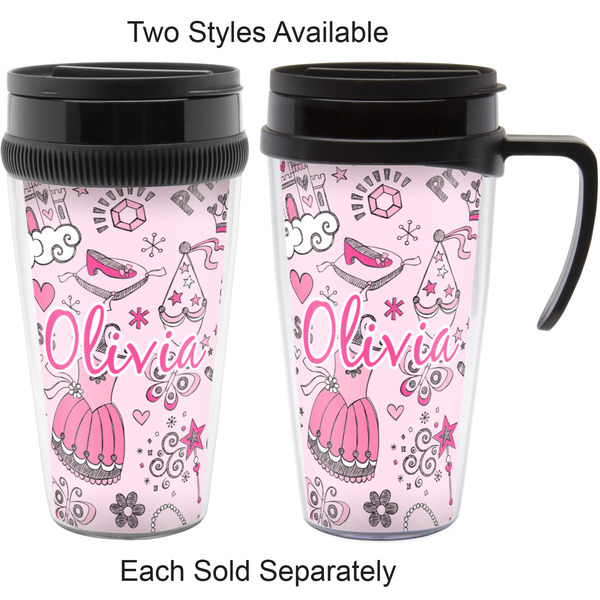 Princess Travel Mugs - with & without Handle