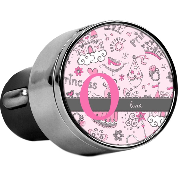 Custom Princess USB Car Charger (Personalized)