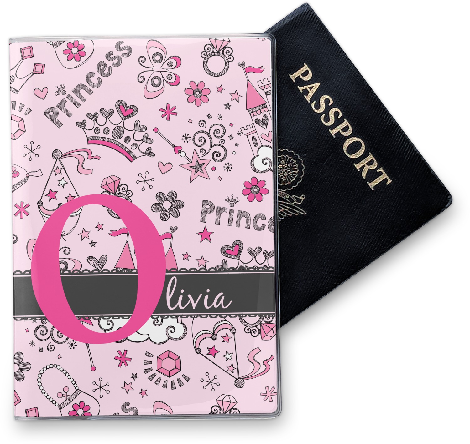 Custom Princess Vinyl Passport Holder (Personalized) YouCustomizeIt