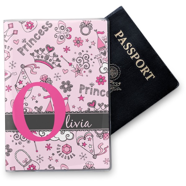 Custom Princess Vinyl Passport Holder (Personalized)