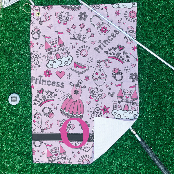 Princess Waffle Weave Golf Towel - In Context