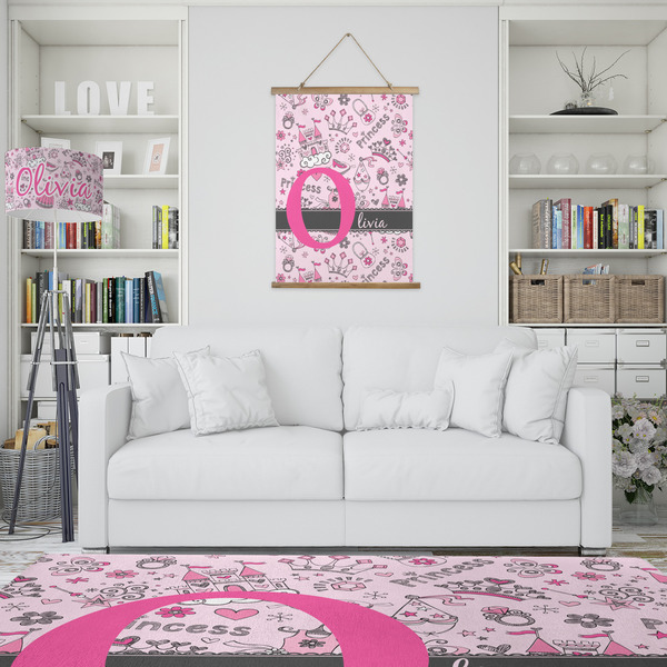 Princess Wall Hanging Tapestry - Portrait - IN CONTEXT