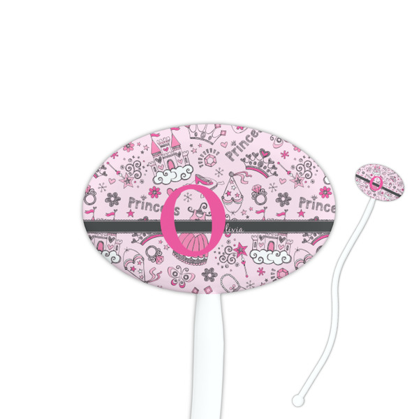 Custom Princess Oval Plastic Stir Sticks (Personalized)