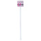 Princess White Plastic Stir Stick - Single Sided - Square - Single Stick