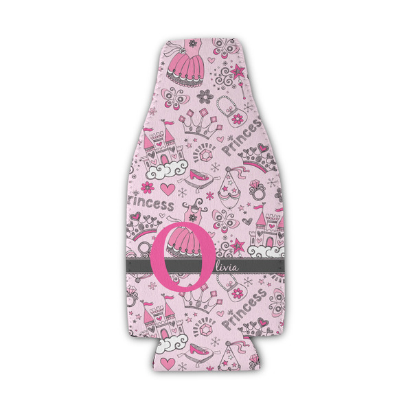 Princess Zipper Bottle Cooler - Set of 4 - FRONT
