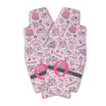 Princess Zipper Bottle Cooler - Set of 4 (Personalized)