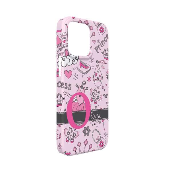 Custom Princess iPhone Case - Plastic - iPhone 13 Mini (Personalized)
