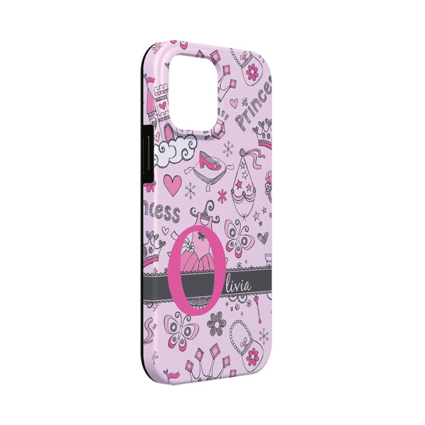 Custom Princess iPhone Case - Rubber Lined - iPhone 13 Mini (Personalized)