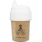 Octopus & Burlap Print Baby Sippy Cup (Personalized)