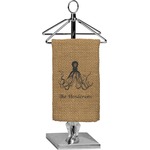 Octopus & Burlap Print Finger Tip Towel - Full Print (Personalized)