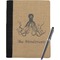 Octopus & Burlap Notebook
