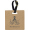 Octopus & Burlap Personalized Square Luggage Tag
