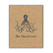 Octopus & Burlap Print Wood Print - 11x14 (Personalized)