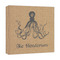 Octopus & Burlap Print Canvas Print - 12x12 (Personalized)