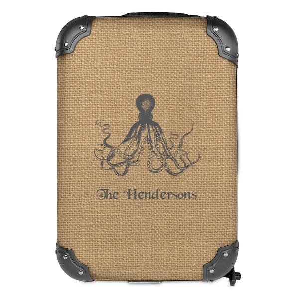 Octopus & Burlap Print 13" Hard Shell Backpacks - FRONT