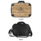 Octopus & Burlap Print 15" Hard Shell Briefcase - APPROVAL