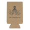 Octopus & Burlap Print Can Cooler (Personalized)