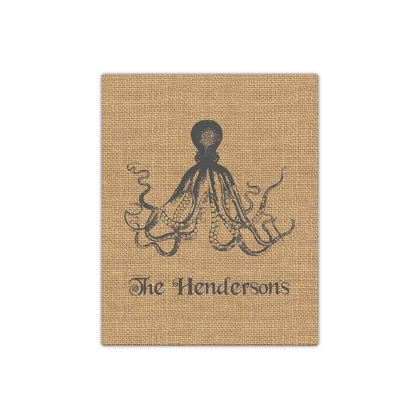 Octopus & Burlap Print 16x20 - Canvas Print - Front View