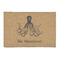 Octopus & Burlap Print 2' x 3' Indoor Area Rug (Personalized)