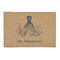 Octopus & Burlap Print Patio Rug (Personalized)