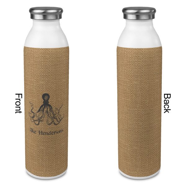Octopus & Burlap Print 20oz Water Bottles - Full Print - Approval