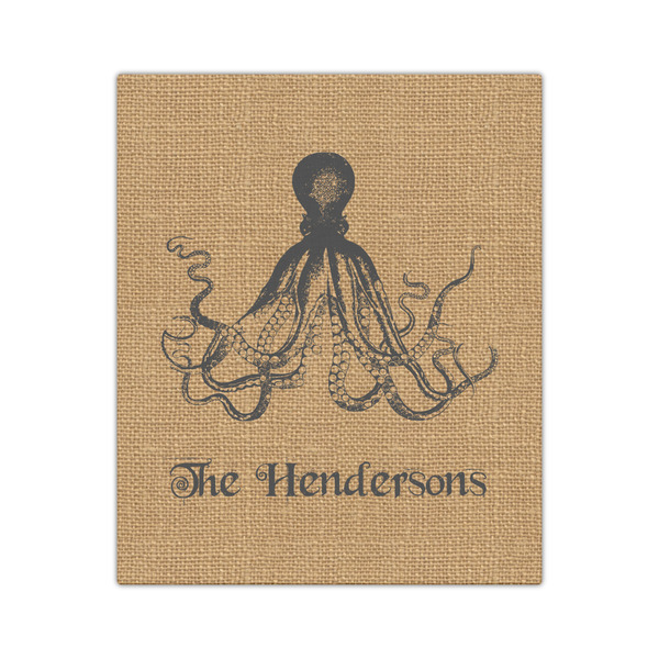 Octopus & Burlap Print 20x24 - Canvas Print - Front View