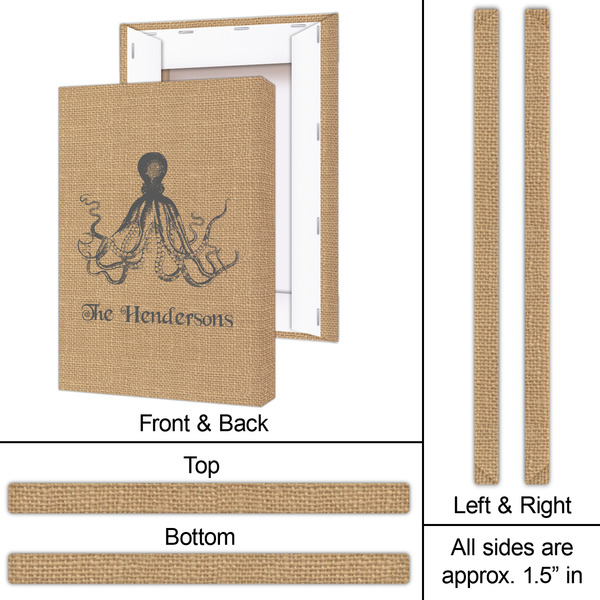 Octopus & Burlap Print 20x30 - Canvas Print - Approval