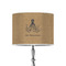 Octopus & Burlap Print 8" Drum Lamp Shade - Poly-film (Personalized)