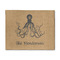 Octopus & Burlap Print 8' x 10' Indoor Area Rug (Personalized)